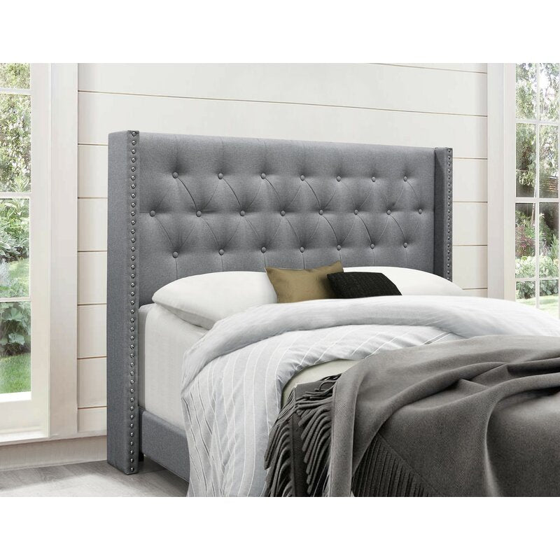 Aadvik Tufted Upholstered Low Profile Standard Bed K7510