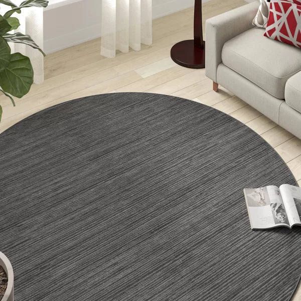Aaishah Area Rug in Gray 11' Round