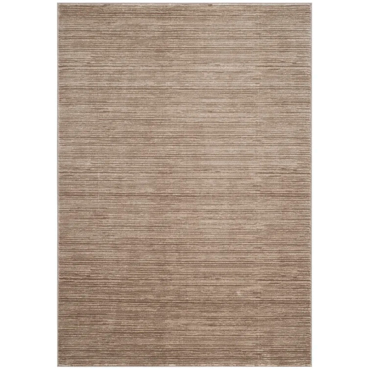 Aaishah Area Rug in Light Brown, Rectangle 4' x 6'