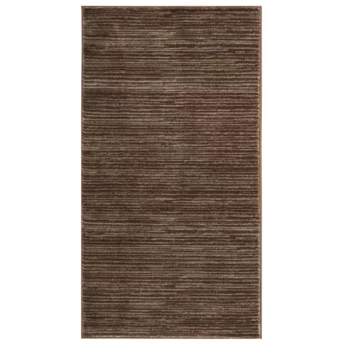 Aaishah Power Loom Brown Rug, Rectangle 2'2" x 4'