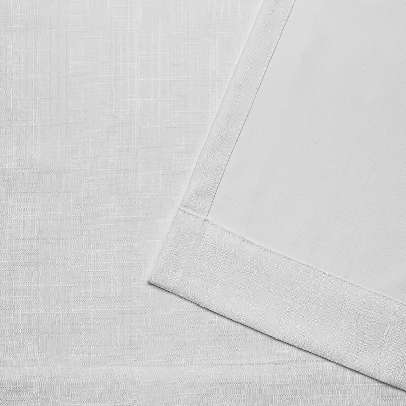 Aaliyah Solid Color Semi-Sheer Grommet Curtain Panel (Set of 2) ts155