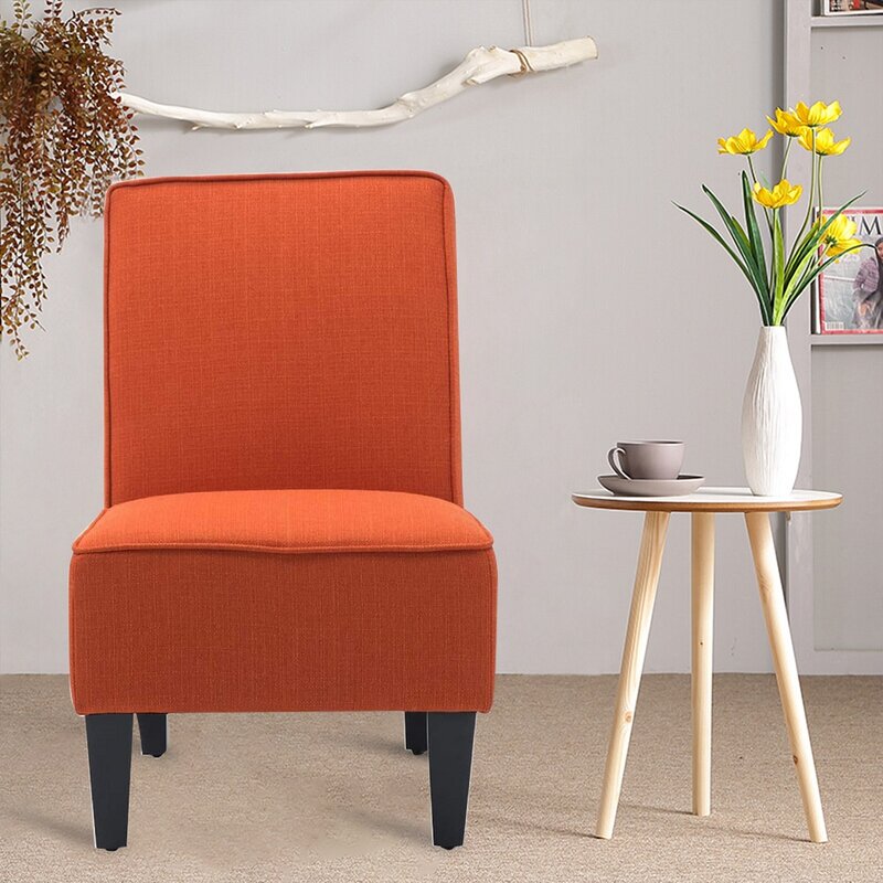 Aaliyaha 22" W Linen Slipper Chair EJ581