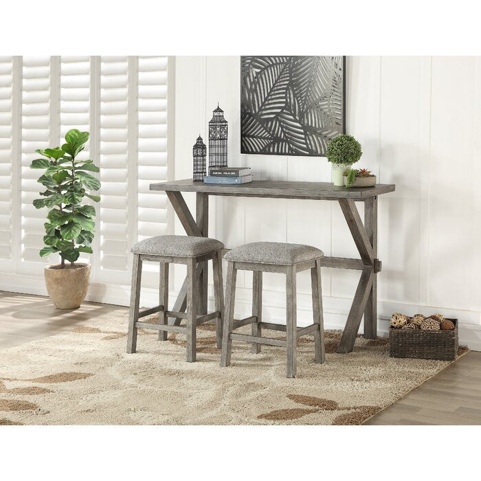 Aamari 2 Person Counter Height Dining Set