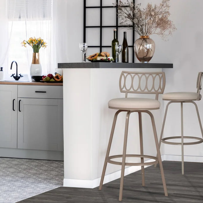 Aarifah Swivel Adjustable Height Stool