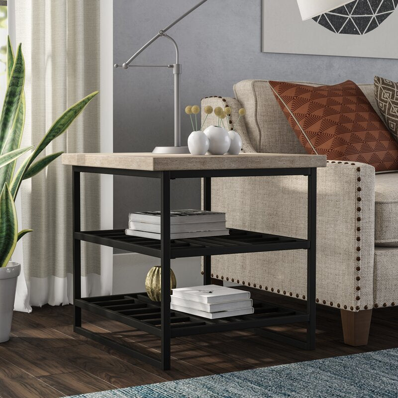Aaron 24'' Tall Sled End Table *as-is*