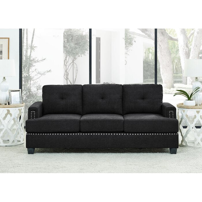 34'' H x 77.5'' W x 31'' D Aarryn Upholstered Sofa