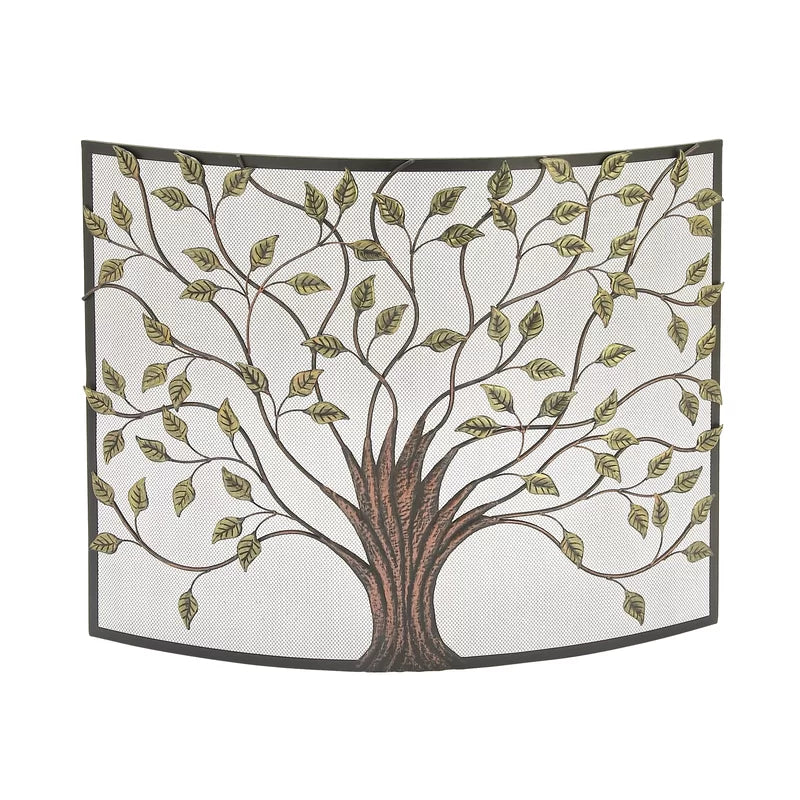 Aashay Single Panel Iron Fireplace Screen
