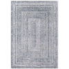 Aavyn Oriental Area Rug in Gray rectangle 6'10
