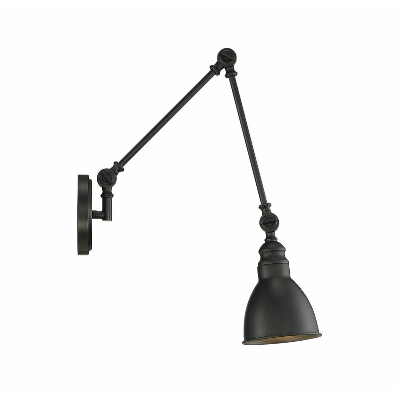 Black Abagail 1 - Light Dimmable Swing Arm, 33.75''