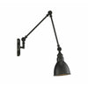 Black Abagail 1 - Light Dimmable Swing Arm, 33.75''