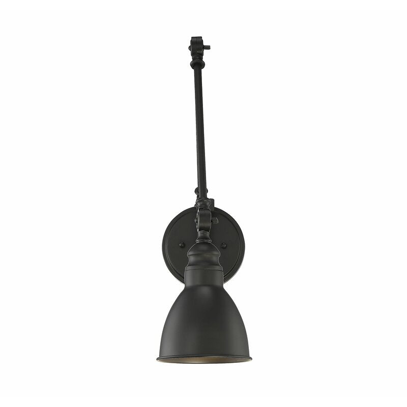 Black Abagail 1 - Light Dimmable Swing Arm, 33.75''