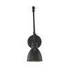 Black Abagail 1 - Light Dimmable Swing Arm, 33.75''