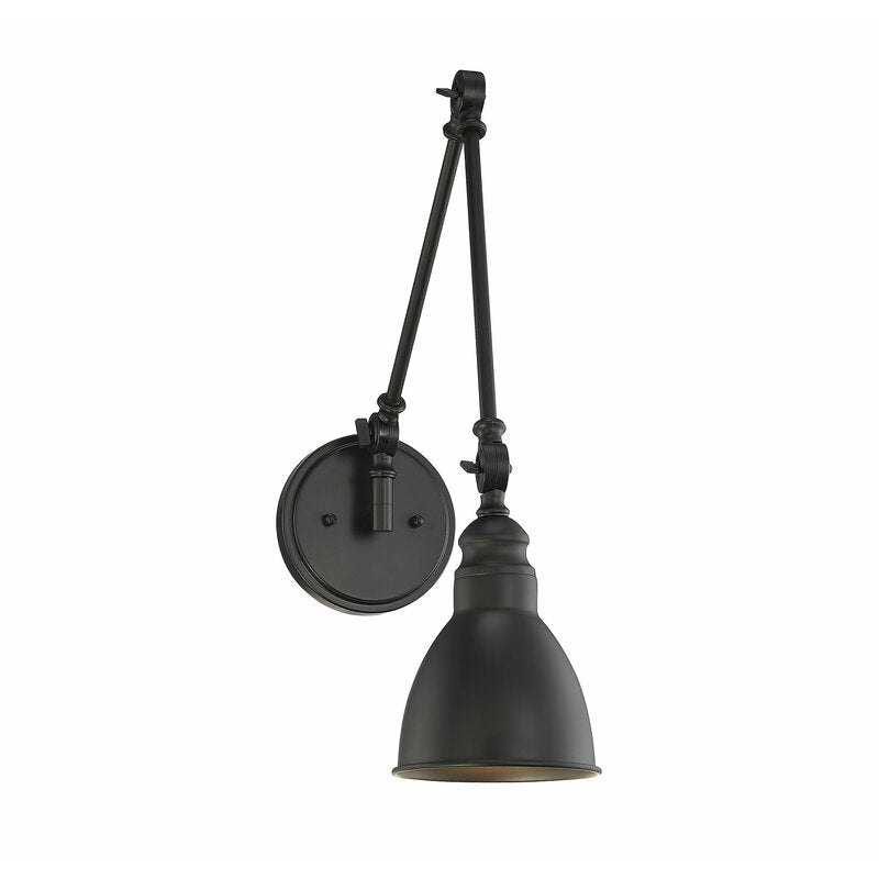 Black Abagail 1 - Light Dimmable Swing Arm, 33.75''