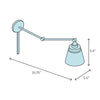 Abagail 1 - Light Dimmable Swing Arm KB306