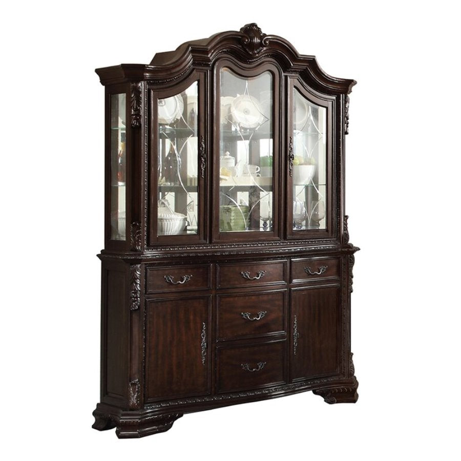 *AS-IS* Brown Abagail 60'' Wide 5 Drawer Wood Buffet Table