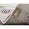 Abarca Southwestern Area Rug in Light Gray/Pink/Blue 2'3