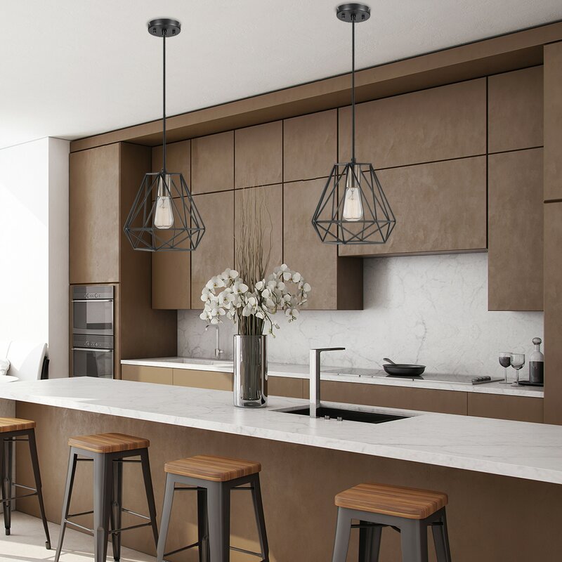 Abbeville 1 - Light Single Geometric Pendant TTR543