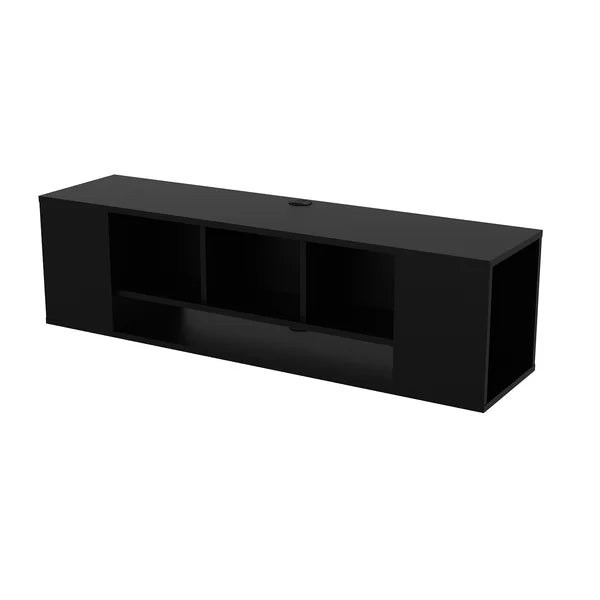 Black Abbie-James Floating TV Stand for TVs up to 70"