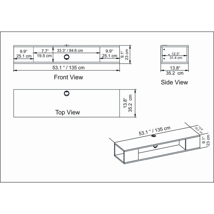 Abbie-Jane Floating TV Stand for TVs up to 70" EJ388