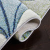 Abbie-Leigh Floral Area Rug in Ivory/Blue Rectangle