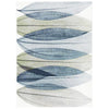 Abbie-Leigh Floral Area Rug in Ivory/Blue rectangle 4'x6'
