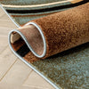 Abbie Abstract Area Rug in Light Blue rectangle 6'7