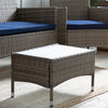Abbondanzio Wicker/Rattan 4- Person Seating Group with Cushions, (Set of 4)