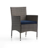 Abbondanzio Wicker/Rattan 4- Person Seating Group with Cushions, (Set of 4)