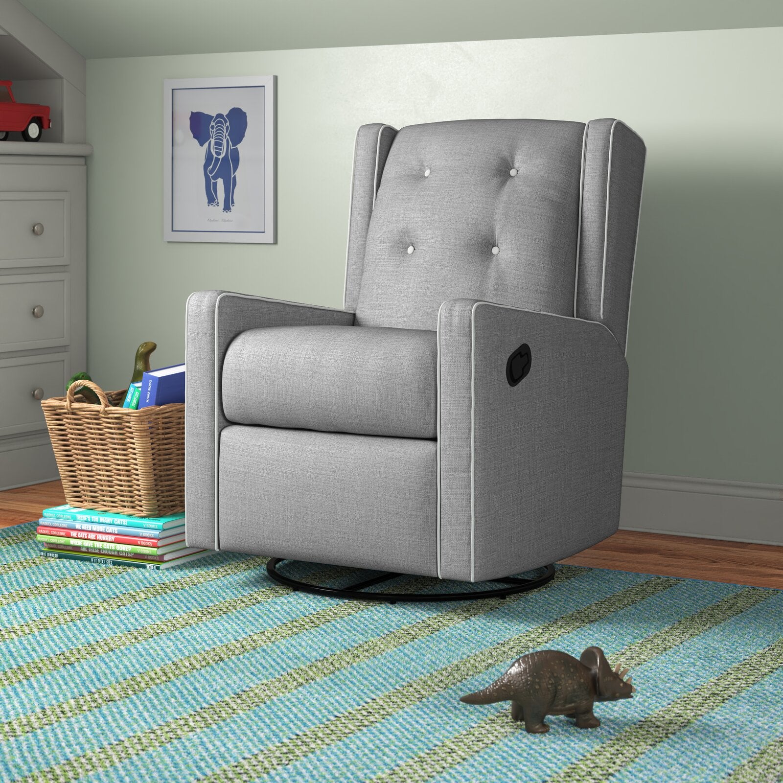 Abbotsford Swivel Reclining Glider