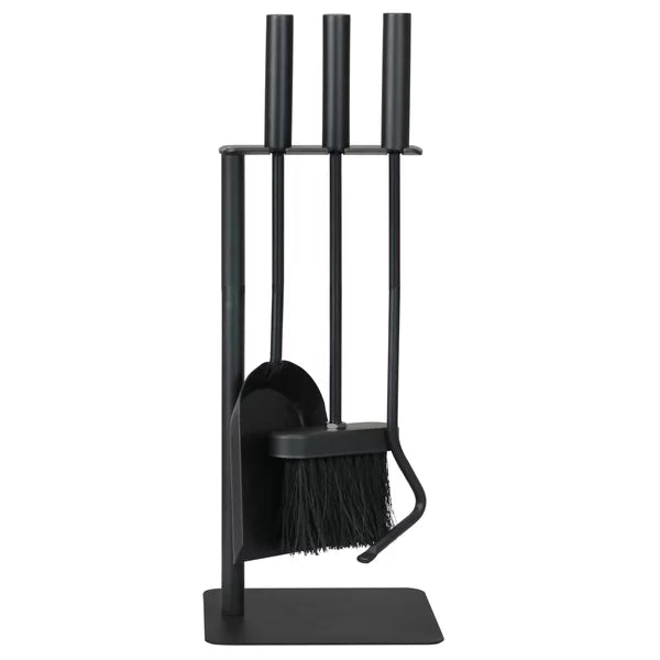 Abbygael 4-Piece Steel Fireplace Tool Set