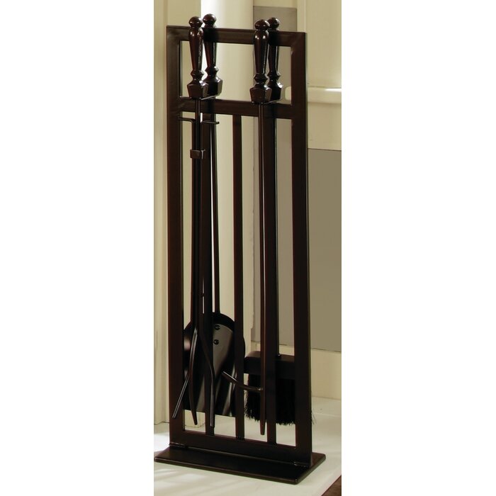 Abbygayl 5 Piece Steel Fireplace Tool Set