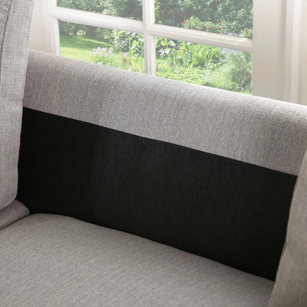 Abbyson Haskell Grey Convertible Sofa Bed CYB544