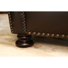 Abbyson Saticoy Hand Rubbed Leather Loveseat TTR430