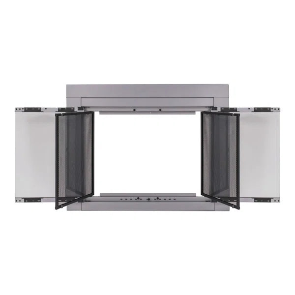 Abdal Cabinet Style Steel Fireplace Doors 31"x43.5"x.95"