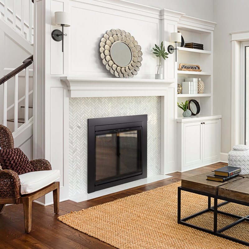 Abdal Cabinet Style Steel Fireplace Doors