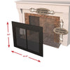 Abdal Cabinet Style Steel Fireplace Doors large