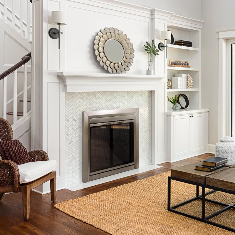 Abdala Cabinet Style Steel Fireplace Doors KB1038