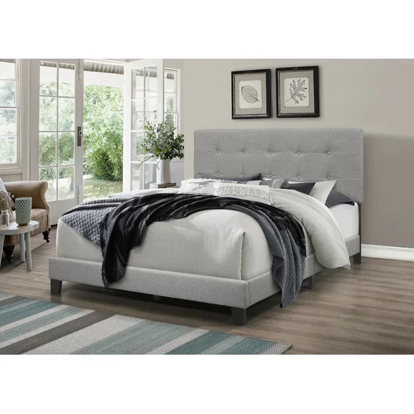 Abdiel Tufted Upholstered Low Profile Platform Bed king