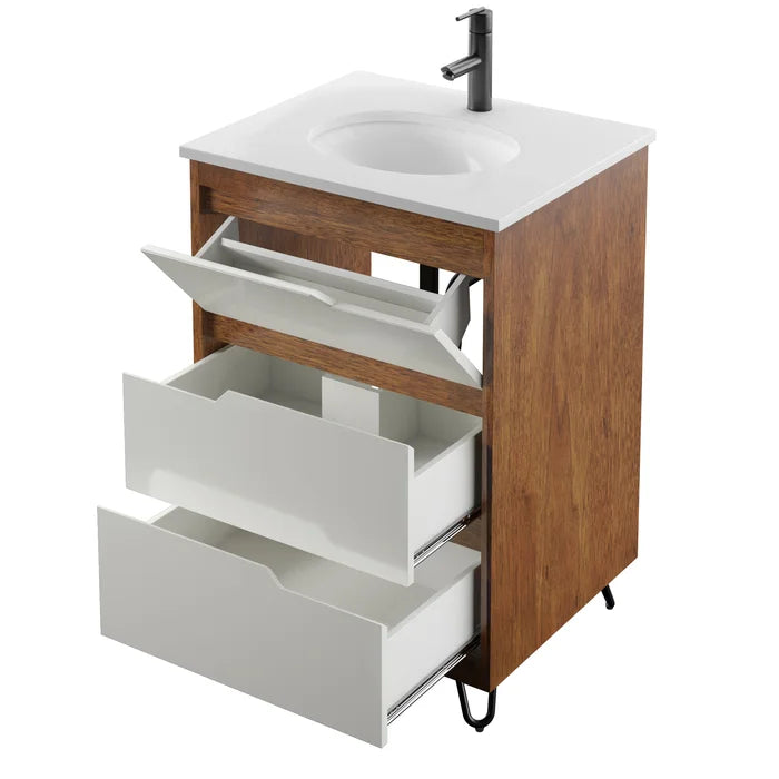 Abdinour 24" Single Bathroom Vanity