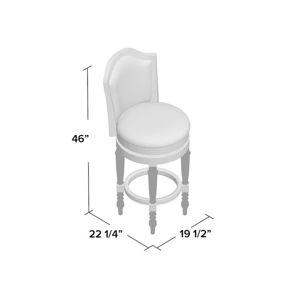 Abdullaah Swivel Bar Stool