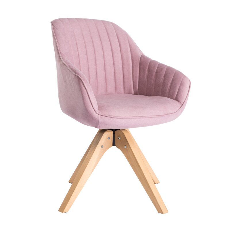 Aberdene 23'' Wide Tufted Swivel Armchair