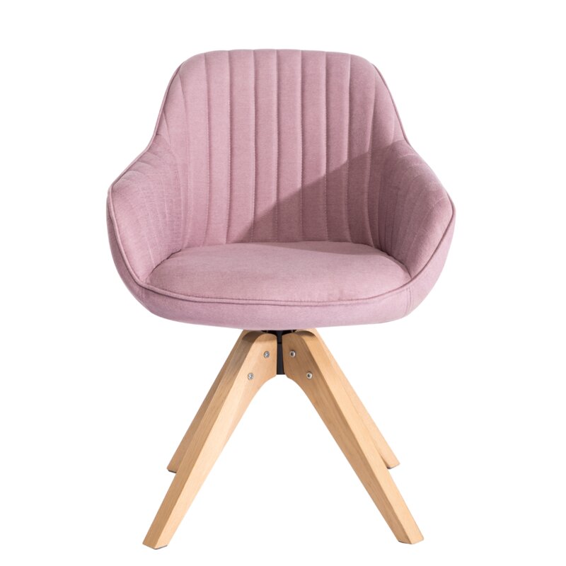 Aberdene 23'' Wide Tufted Swivel Armchair