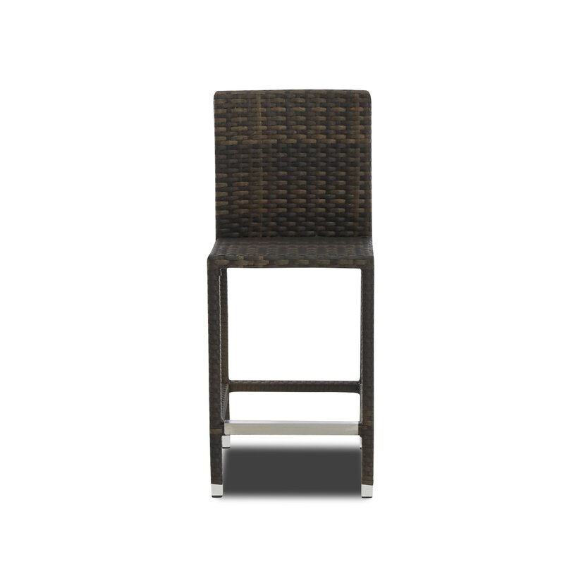 Abernethy 24" Patio Bar Stool (Set of 2) pc346