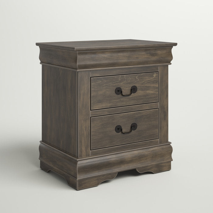 Abert Solid + Manufactured Wood Nightstand