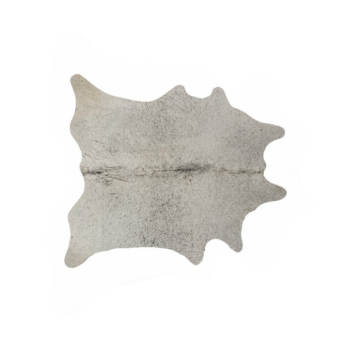 Abhinav Handmade Cowhide Light Gray Rug