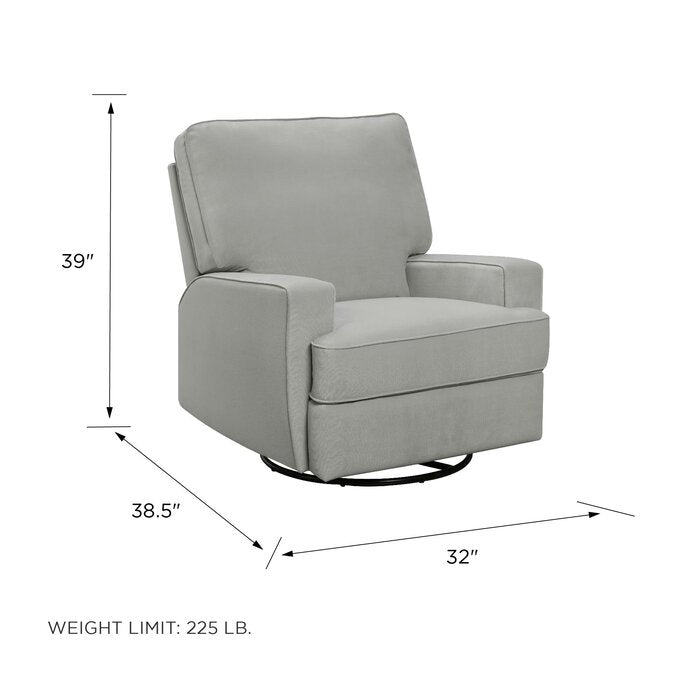 Abingdon Reclining Glider, Gray (#K6700)
