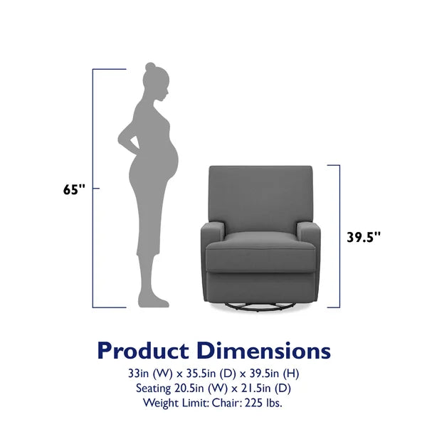 Abingdon Swivel Reclining Glider Nursery Chair
