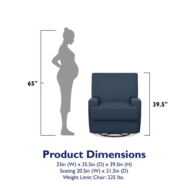 Abingdon Swivel Reclining Glider Nursery Chair