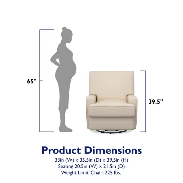 Abingdon Swivel Reclining Glider Nursery Chair