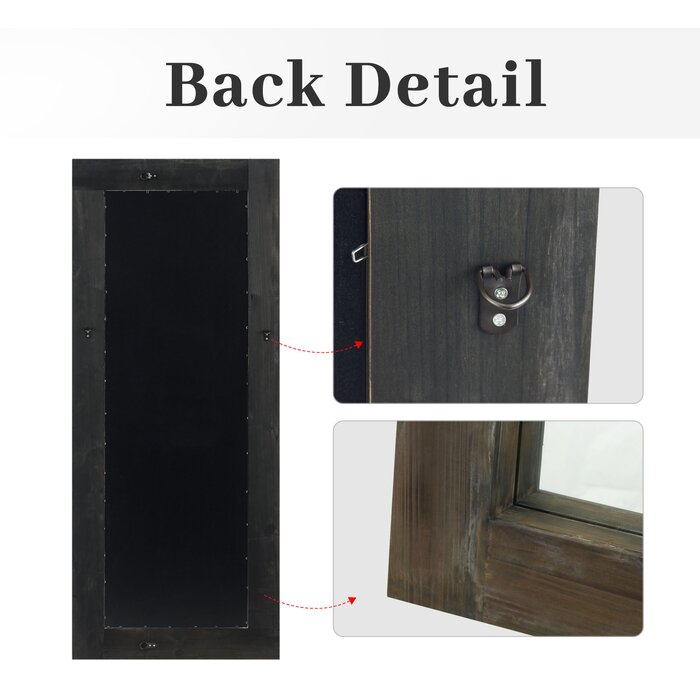 Abington Rectangle Solid Wood Mirror